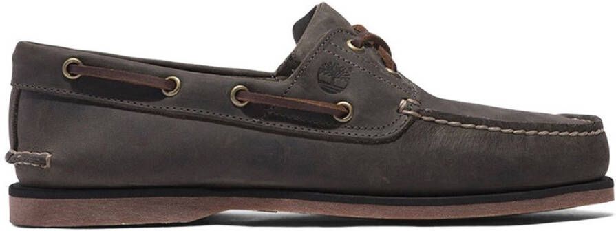 Timberland Classic Boat nubuck bootschoenen taupe