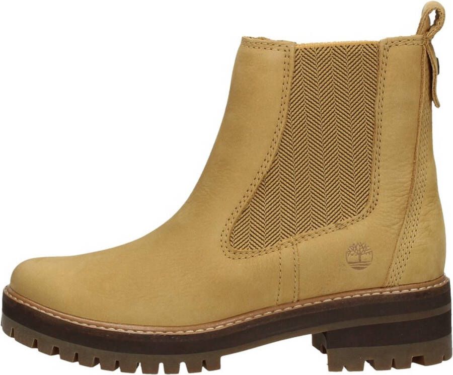 Timberland Courmayeur Valley Chelsea Enkellaarsjes Plat geel