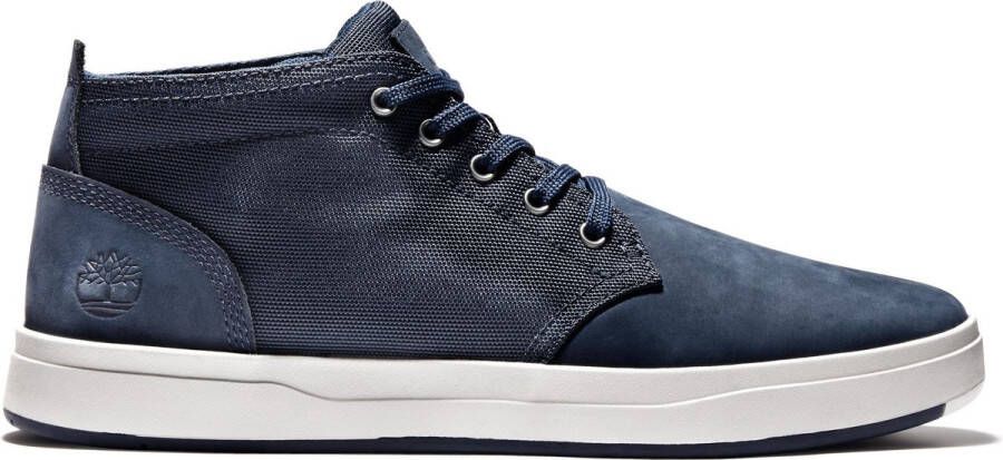 Timberland Davis Square Chukka sneakers blauw Leer