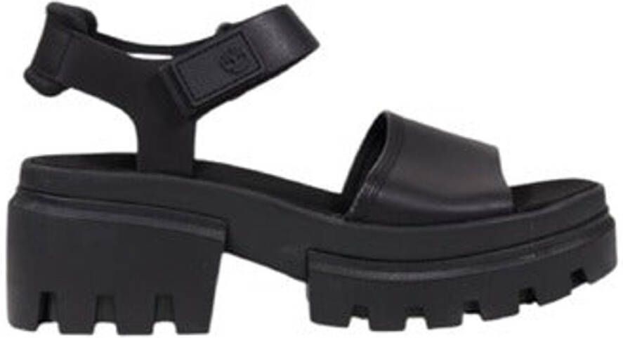 Timberland Everleigh Backstrap Sandalen Zwart Vrouw