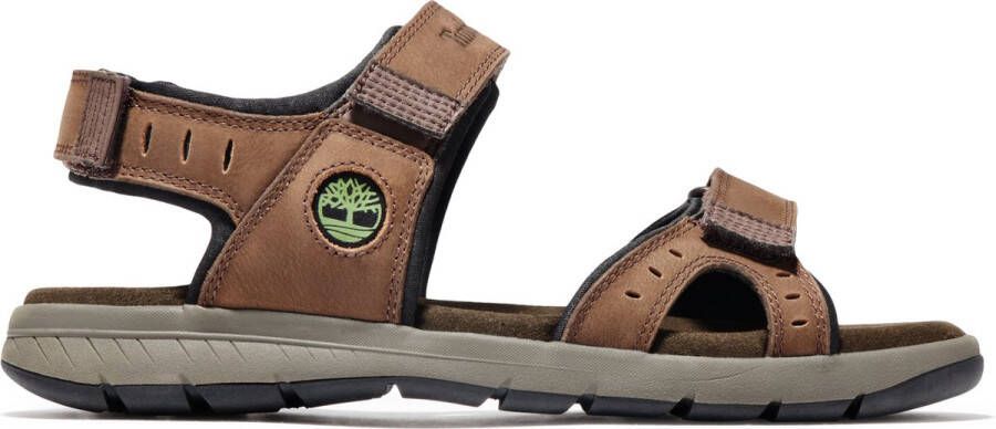 Timberland Governor's Island 3 Strap Heren Sandalen Dark Brown