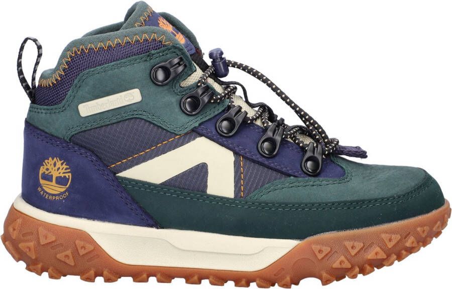 Timberland Youth's Greenstride Motion 6 Mid Bungee WP Boot Vrijetijdsschoenen blauw