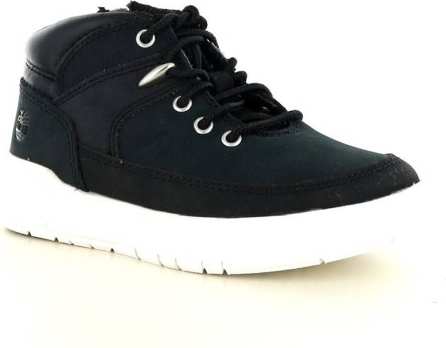 Timberland Seneca Bay Mid Hoge sneakers Jongens Zwart