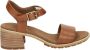 Timberland Laguna Shore sandalen met hak bruin - Thumbnail 1