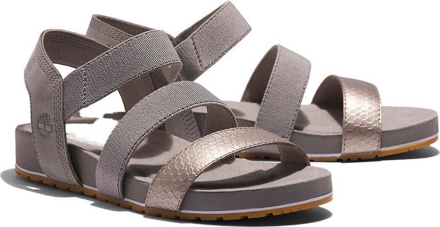 Timberland Malibu Waves 3 Bands Sandalen Grijs Vrouw