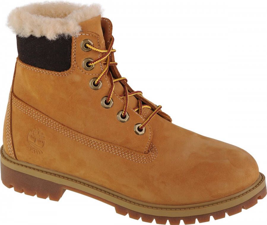 Timberland Pemium 6 In Shearlingboot A1BEI voor meisje Geel Trappers Laarzen