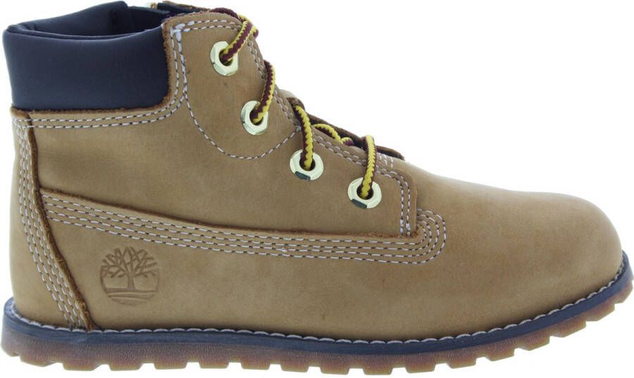 Timberland Pokey Pine 6in Boot Boots Schoenen wheat nubuck maat: 26 beschikbare maaten:22 23 24 25 26 27 28 29 30 - Foto 9