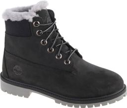 Timberland Premium 6 IN WP Shearling Boot Jr 0A41UX voor een Zwart Trappers Laarzen