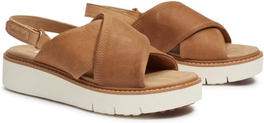 Timberland Safari Dawn BACKSTRAP SANDAL MEDIUM BEIGE FULL GRAIN Dames Sandalen MEDIUM BEIGE FULL GRAIN