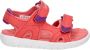 Timberland Kid's Perkins Row 2-Strap Sandal Sandalen maat 10K rood wit - Thumbnail 1