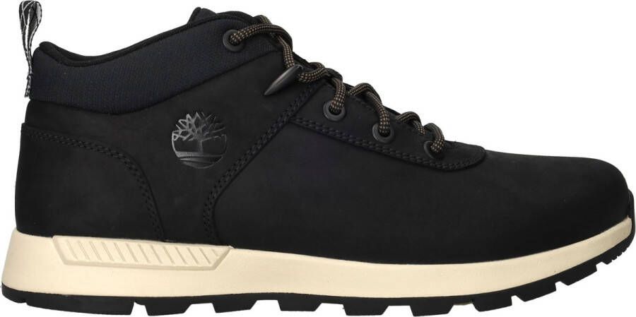 Timberland SPRINT BASIC MID LACE UP SNEAKER Heren Sneakers BLACK NUBUCK W BLACK