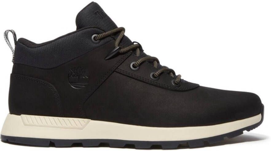 Timberland SPRINT BASIC MID LACE UP SNEAKER Heren Sneakers BLACK NUBUCK W BLACK