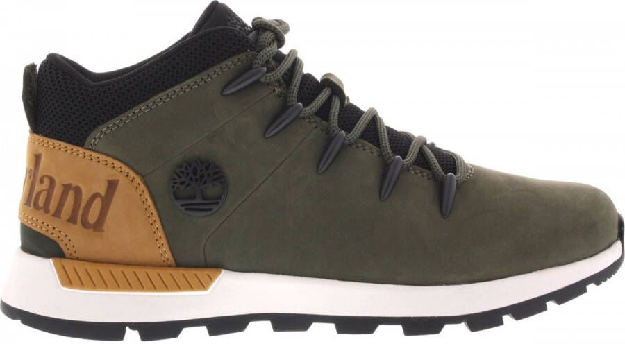 Timberland Sprint Trekker Mid Men Veterboots Laarzen Met Veters Heren Groen +