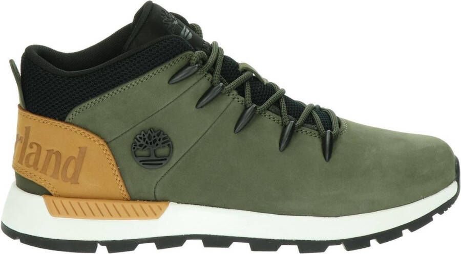 Timberland Sprint Trekker Mid Men Veterboots Laarzen Met Veters Heren Groen +