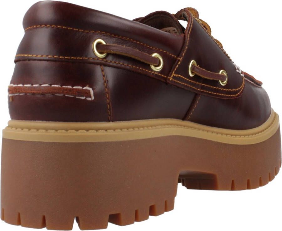 Timberland Stone Street Boat Rootbeer Lifestyle in bruin formaten: 39.5