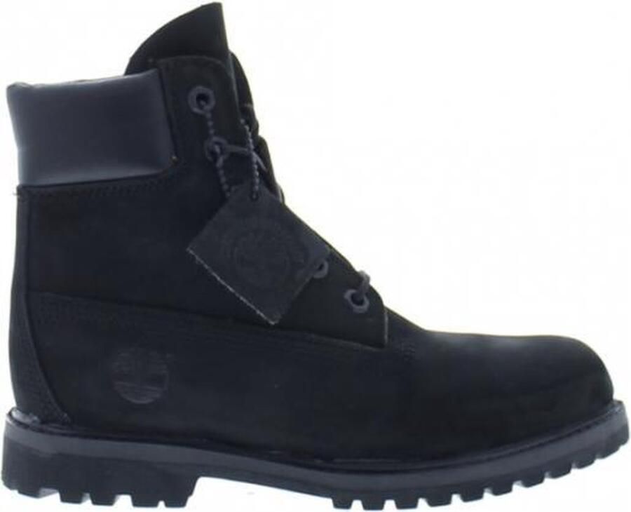 Timberland 6 Inch Premium Waterproof Boots Black Nubuck (Women's)