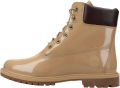 Timberland 6 Premium Waterproof Boot Patent Light Brown (Women's) - Lichtbruin