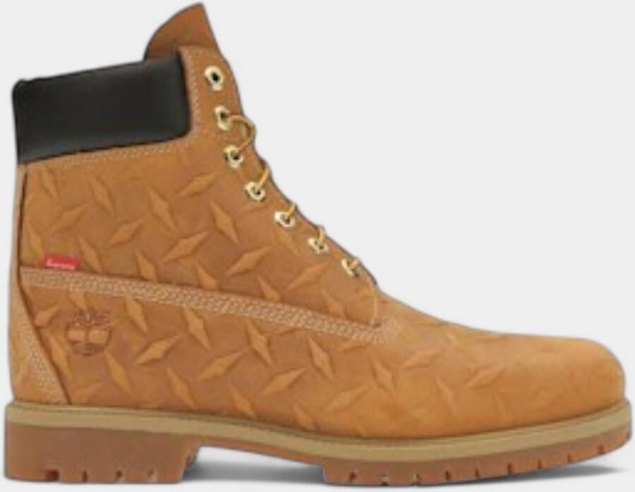 Timberland 6 Premium Waterproof Boot Supreme Diamond Plate Wheat