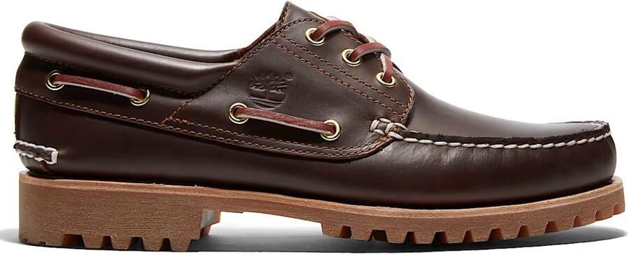TIMBERLAND Veterschoenen Heren Authentics 3 Eye Classic Lug Maat: 41 Materiaal: Leer Kleur: Bruin - Foto 11