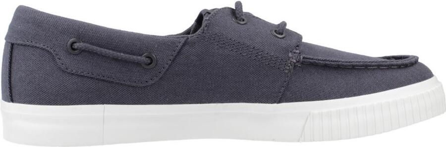 Timberland Authentic Boat Shoe Casual Canvas Blue Loafers