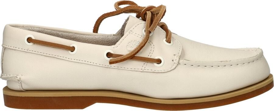 Timberland Authentic Boat Shoe Classic Leather Wo Beige Loafers
