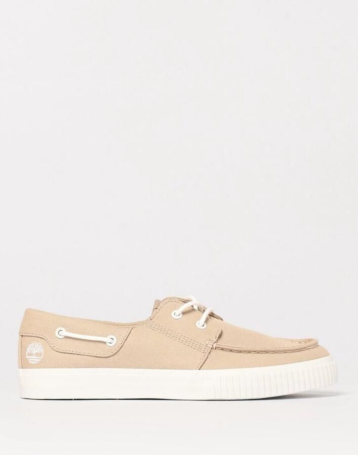 Timberland Authentic Boat Shoe Casual Canvas Natural Loafers - Foto 2