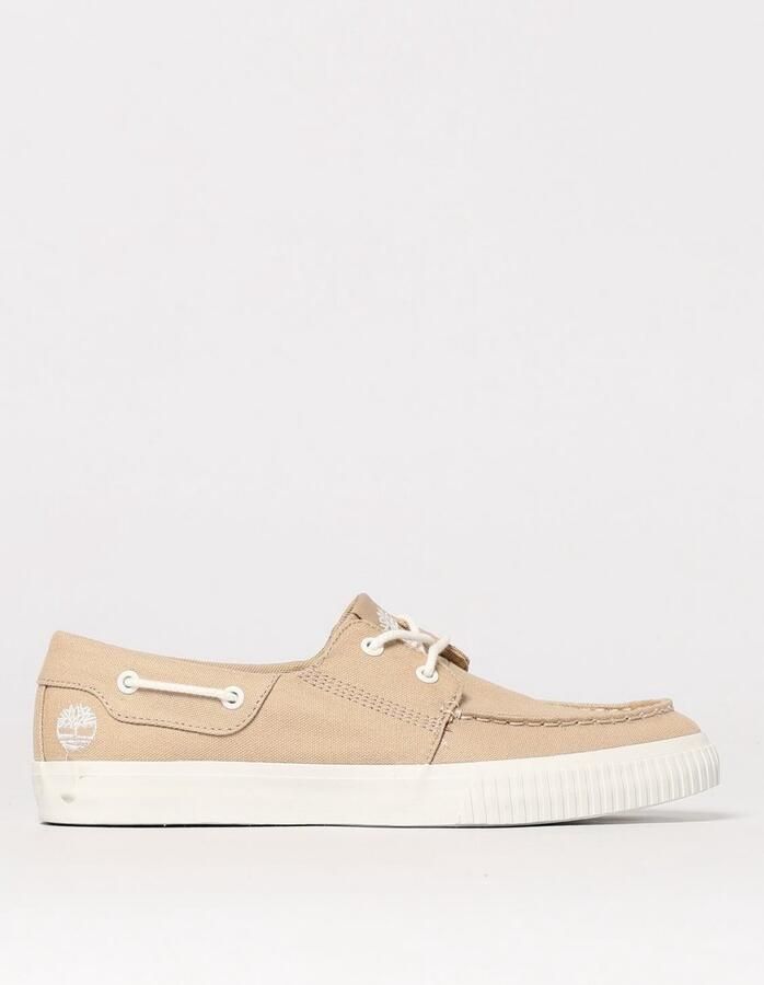 Timberland Authentic Boat Shoe Casual Canvas Natural Loafers - Foto 3