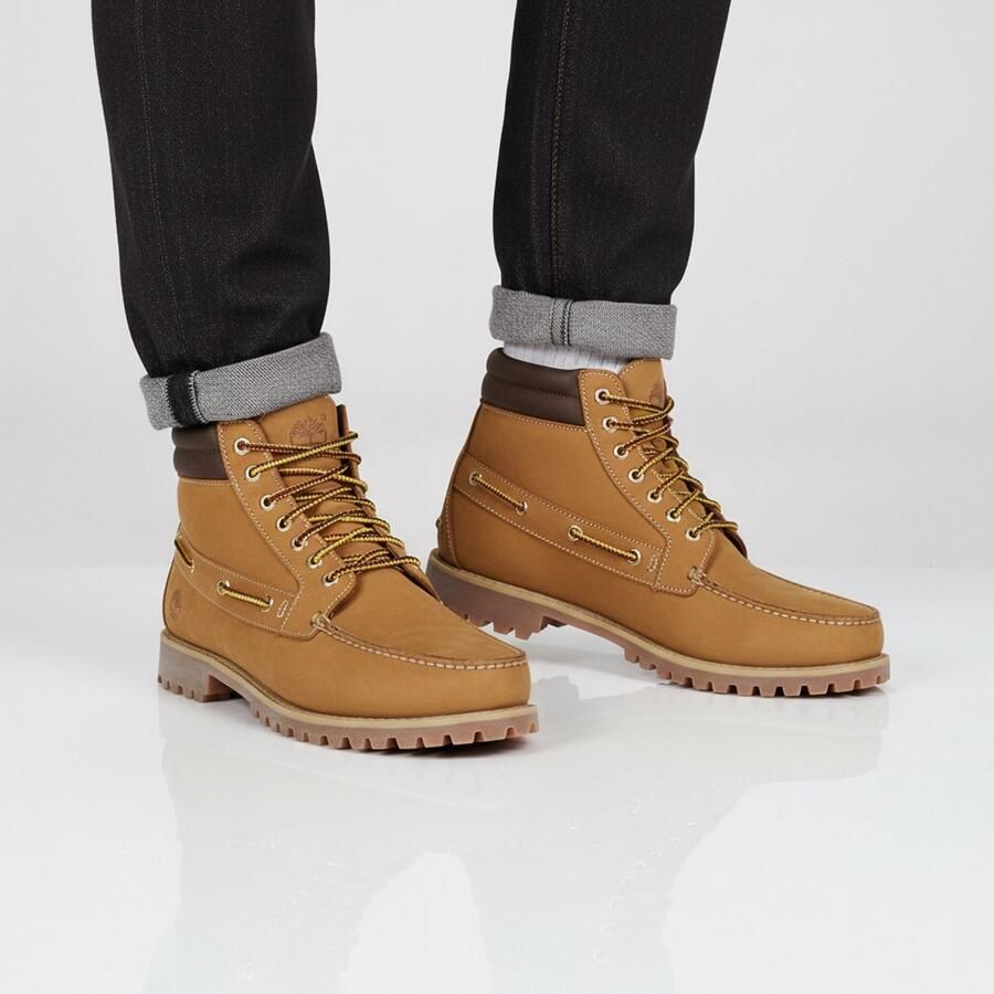 Timberland Authentic Mid Lace Up Boot M Boots Heren Camel