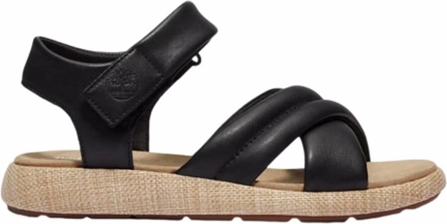 Timberland Women's Belmar Waves Backstrap Sandal Sandalen zwart beige