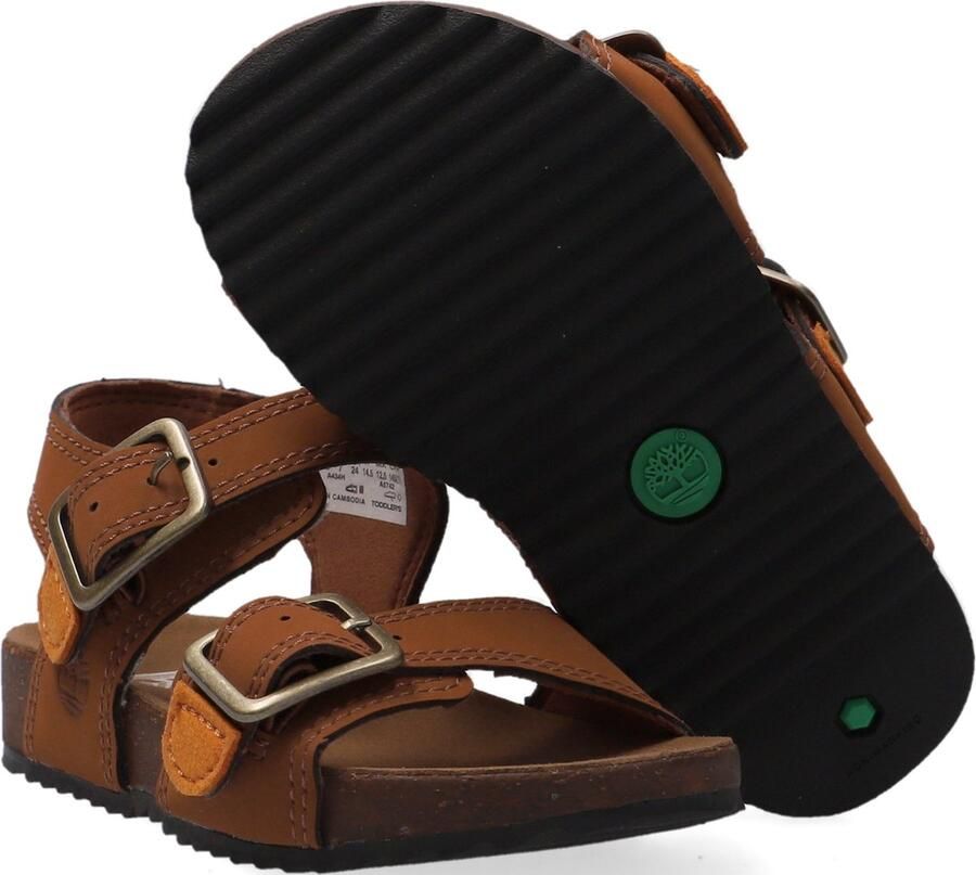 Timberland Castle Island 2 Strap Kindersandalen Bruin Jongen - Foto 8