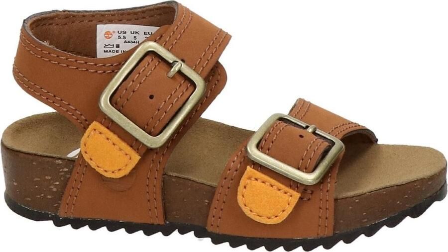 Timberland Castle Island 2 Strap Kindersandalen Bruin Jongen - Foto 13