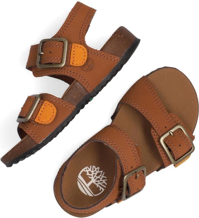 Timberland Castle Island 2 Strap Kindersandalen Bruin Jongen - Foto 7