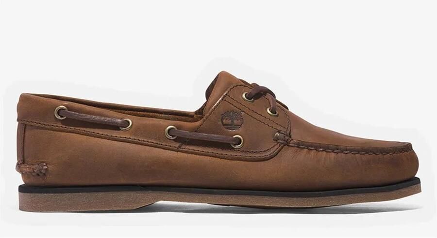 Timberland Classic Boat nubuck bootschoenen bruin