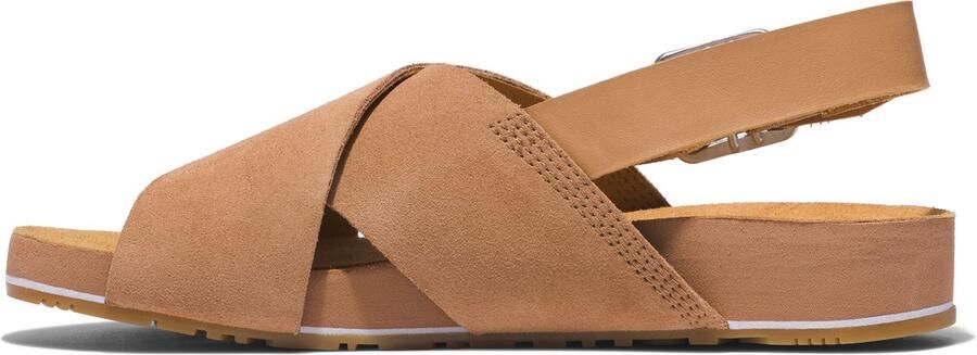 Timberland Damen Sandalen Malibu Waves Basic Cross Strap Sandal 0A41 Indian Tan - Foto 8