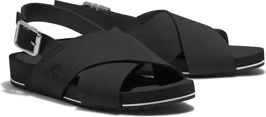 Timberland Damen Sandalen Malibu Waves Basic Cross Strap Sandal 0A41 Jet Black - Foto 4