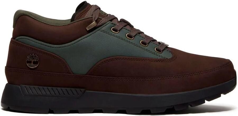 Timberland Euro Grid Mid Lace Up Sneaker Sneakers zwart bruin