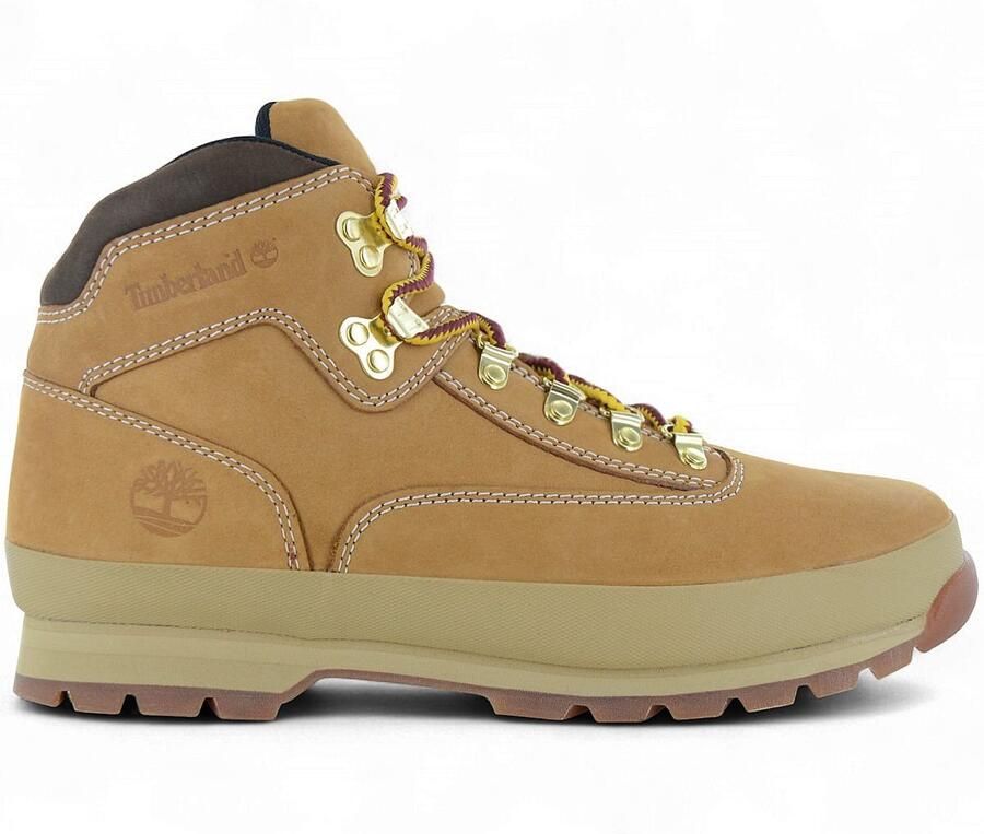 Timberland Euro Hiker Mid Boot Heren Outdoor Schoenen Laarzen Leer Wheat TB0A2P27 - Foto 2
