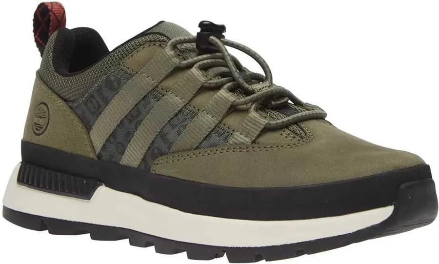 Timberland Euro Trekker Low Fabric Leather Toddler Wandelschoenen Groen