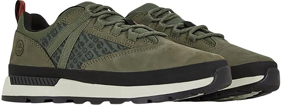 Timberland Euro Trekker Low Fabric Leather Junior Wandelschoenen Bruin - Foto 2