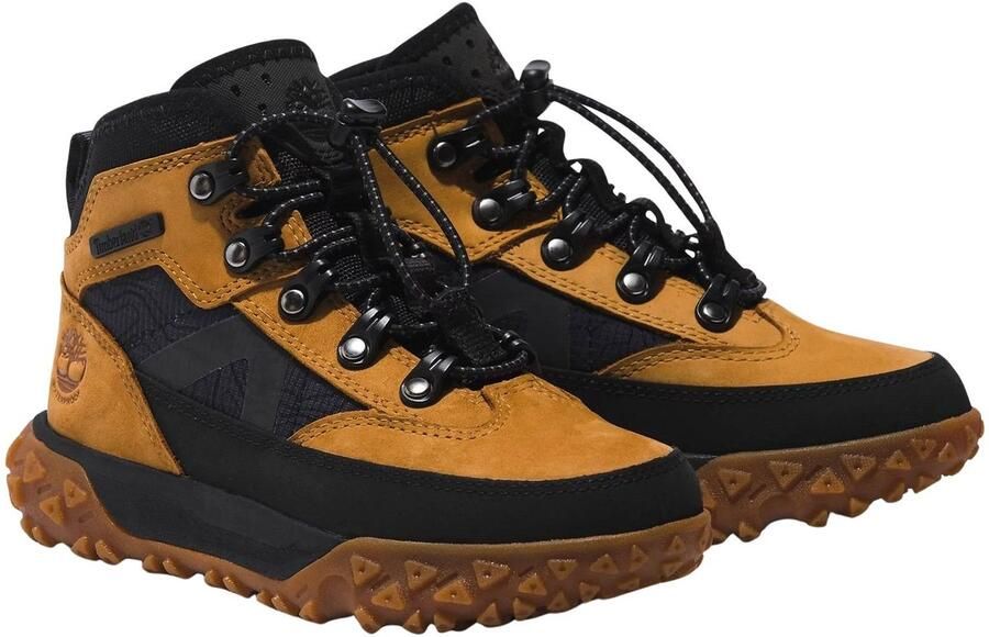 Timberland Kid's Greenstride Motion 6 Mid Bungee WP Boot Vrijetijdsschoenen bruin - Foto 2
