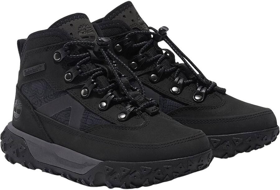 Timberland Youth's Greenstride Motion 6 Mid Bungee WP Boot Vrijetijdsschoenen wit zwart