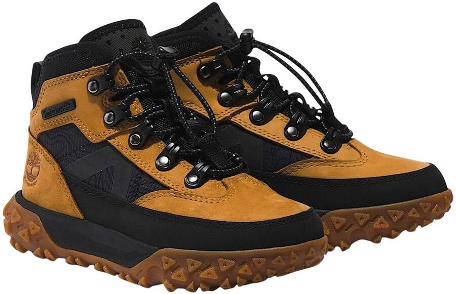 Timberland Youth's Greenstride Motion 6 Mid Bungee WP Boot Vrijetijdsschoenen wit