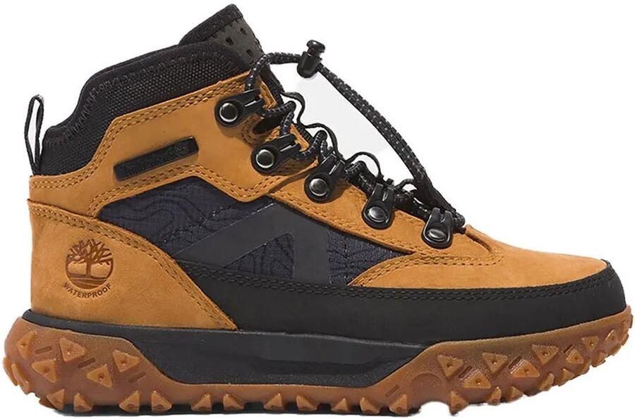 Timberland Kid's Greenstride Motion 6 Mid Bungee WP Boot Vrijetijdsschoenen bruin