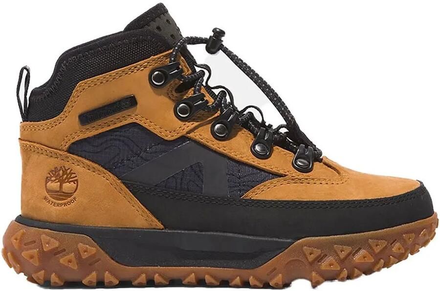 Timberland Kid's Greenstride Motion 6 Mid Bungee WP Boot Vrijetijdsschoenen bruin