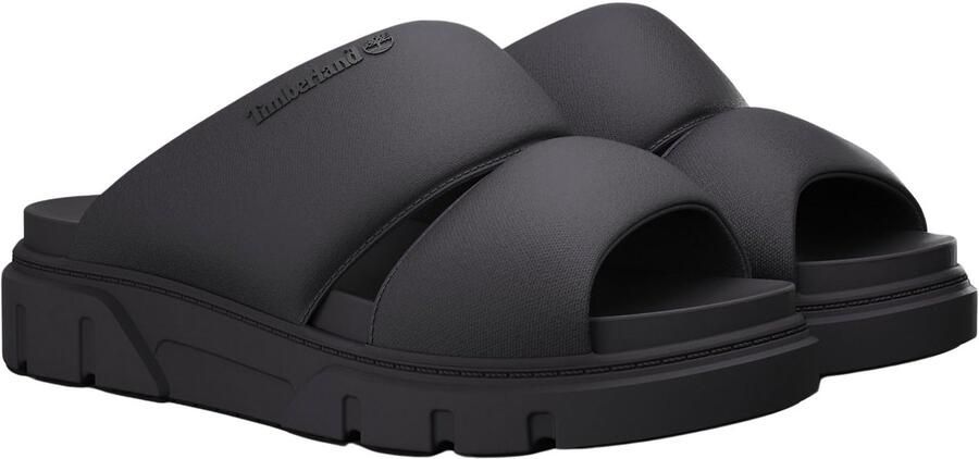 Timberland Greyfield Slip-In Slide Slipper Sandalen Dames Zwart
