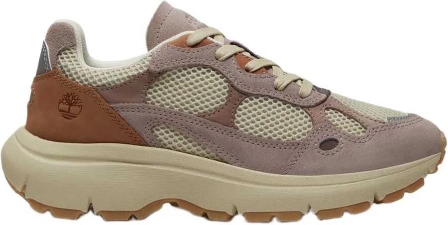 Timberland Women's Hazel Lane Low Lace Up Sneaker Sneakers bruin beige