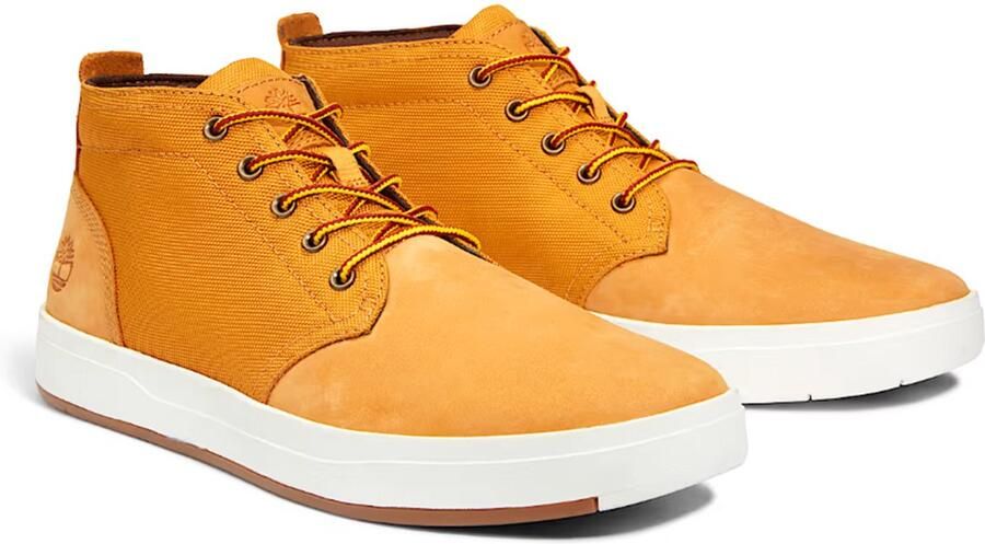 Timberland Heren Davis Square Mid Hiker Wandelschoenen Wheat