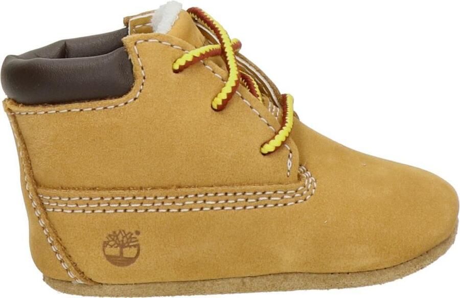 Timberland Crib Set babyschoentje van nubuck met muts giftbox