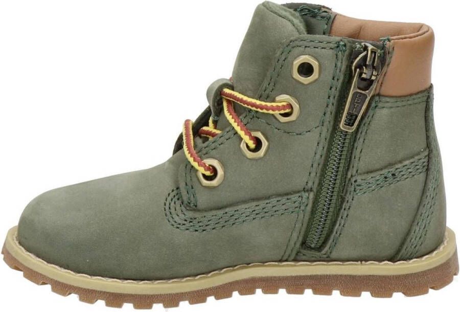 Timberland Pokey Pine 6in Boot Kids Veterboots Laarzen Met Veters Groen - Foto 14