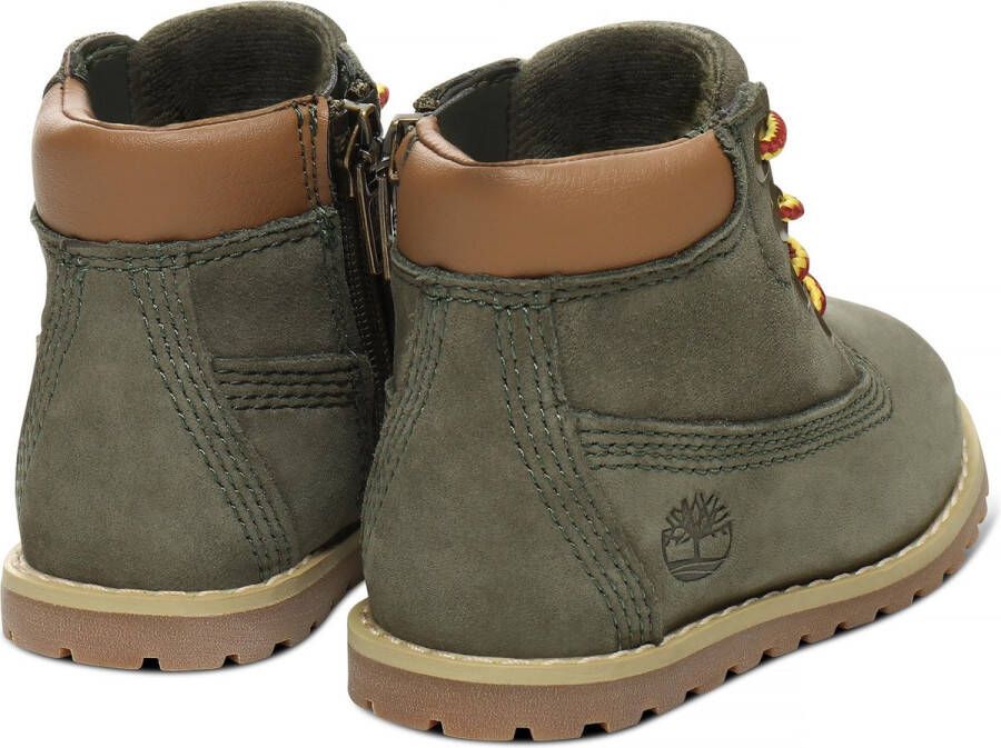 Timberland Pokey Pine 6in Boot Kids Veterboots Laarzen Met Veters Groen - Foto 10